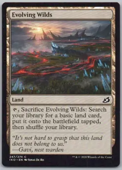 Evolving Wilds 247 Ikoria: Lair of Behemoths Land Magic Card NM - Image 1