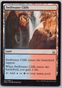 Swiftwater Cliffs 27 Duel Decks: Mind vs. Might Normal Land Magic Card NM - Image 1