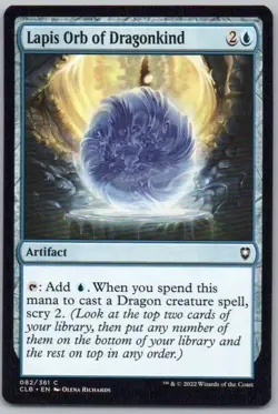Lapis Orb of Dragonkind 82 Commander Legends: Battle for Baldur's Gate Normal Ar - Image 1