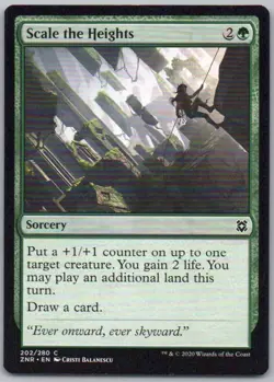 Scale the Heights 202 Zendikar Rising Normal Sorcery Magic Card NM - Image 1