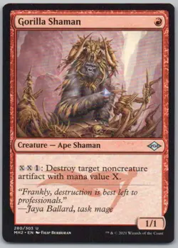 Gorilla Shaman 280 Modern Horizons 2 Normal Creature Magic Card NM - Image 1