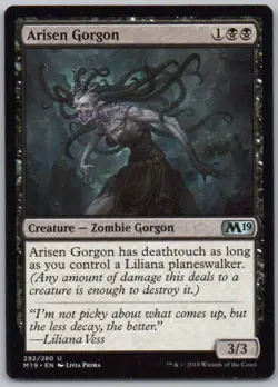 Arisen Gorgon 292 Core Set 2019 Normal Creature Magic Card NM - Image 1