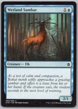 Wetland Sambar 62 Khans of Tarkir Normal Creature Magic Card NM - Image 1