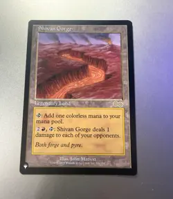 Shivan Gorge The List Reprints Regular MTG Unplayed Mint - Image 1