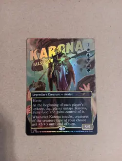 Karona, False God (Rainbow Foil) #1624 MTG: Secret Lair Drop Foil NM - Image 1