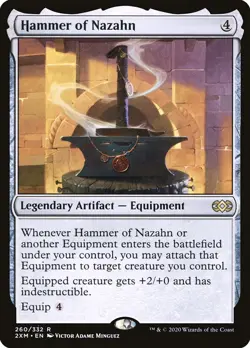 MTG Hammer of Nazahn - Double Masters #260 - Image 1