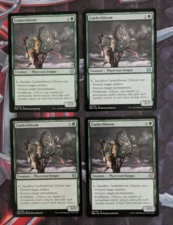 MTG 4 X Phyrexia: All will be One Uncommon CANKERBLOOM NM - Image 1