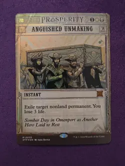 Anguished Unmaking - 35 - OTP - NM - Foil MTG - Image 1