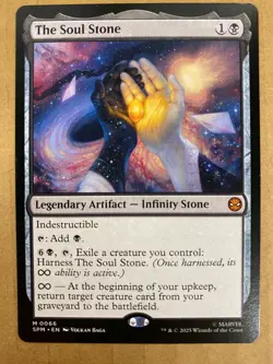 MTG 1x The Soul Stone # 66 Marvel's Spider-Man Magic the Gathering x1 NM - Image 1