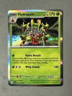 Pokemon TCG * Destined Rivals 018/182 Hydrapple Rare HOLO* NM FRESH PK - Image 1