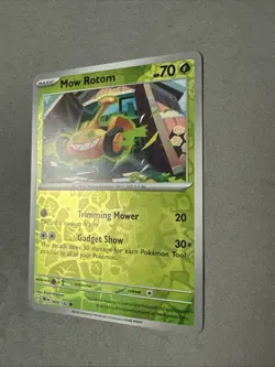 Pokemon TCG * Destined Rivals 009/182 Mow Rotom C REVERSE HOLO * NM FRESH PK - Image 2