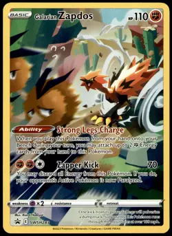 Galarian Zapdos SWSH283 Holo Promo Sword & Shield Promo Pokemon Near Mint - Image 1