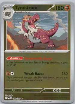 Tyrantrum 045 Perfect Order Reverse Holo Fighting Pokemon Card NM - Image 1