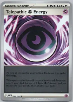 Telepathic Psychic Energy 088 Perfect Order Reverse Holo Trainer Pokemon Card NM - Image 1