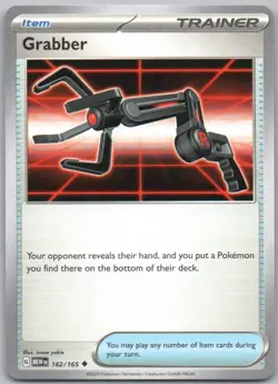 Grabber 162 151 Normal Trainer Pokemon Card NM - Image 1