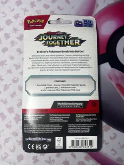 1 Pokemon TCG Journey Together Yanma Booster Checklane Blister Pack Sealed - Image 2