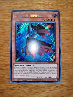 Yugioh Photon Jumper BLMR-EN043 Secret Rare English 1st Edition - Image 1