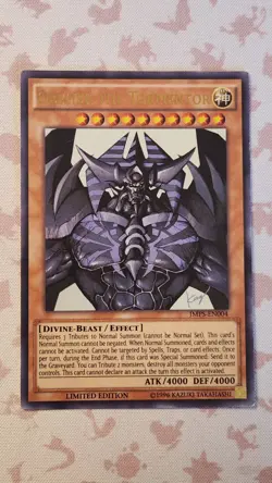 Obelisk the Tormentor JMPS-EN004 Shonen Jump Promos Yugioh Neo Galaxy Beowulf - Image 3