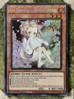 YuGiOh ASH BLOSSOM & JOYOUS SPRING Secret Rare RA04-EN025 - Image 2