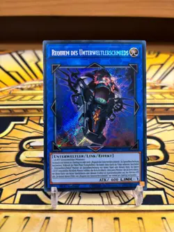 Yugioh Requiem des Unterweltlerschmieds Secret Rare INFO-DE046 - Image 1