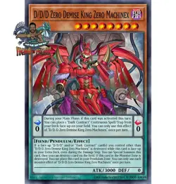 Yugioh! 1x D/D/D Zero Doom Queen Machinex DOOD-EN003 Ultra Rare 1st Ed NM - Image 1
