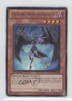 Blackwing - Shura the Blue Flame 1st Ed. YuGiOh Crow Duelist Pack #DP11-EN004 - Image 1