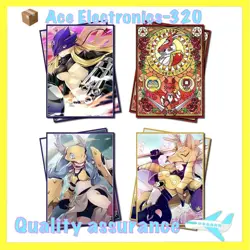 60pcs Trading Card Digimon CCG Trading Minervamon Card Sleeves 67X92mm Standard - Image 1