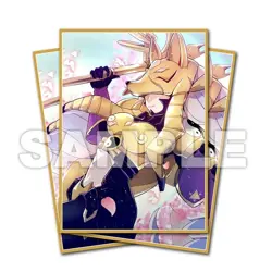 60pcs Trading Card Digimon CCG Trading Minervamon Card Sleeves 67X92mm Standard - Image 4
