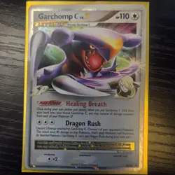 Pokemon TGC 2009 Garchomp C Lv.X DP46 Black Star Promo Holo Card Near Mint - Image 2