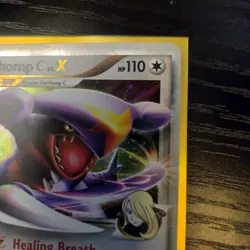 Pokemon TGC 2009 Garchomp C Lv.X DP46 Black Star Promo Holo Card Near Mint - Image 3