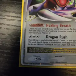 Pokemon TGC 2009 Garchomp C Lv.X DP46 Black Star Promo Holo Card Near Mint - Image 5