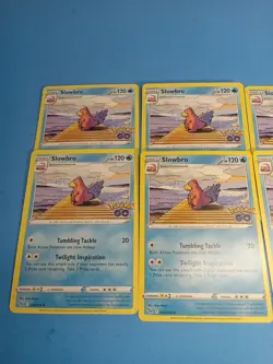 Pokemon TCG Slowbro Pokemon Go Card Lot of 10 Non Holos NM - Image 2