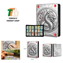 Card Binder 9 Pocket, 20 Double Sided Pages for 360 Side Loading Slots for Lo... - Image 1