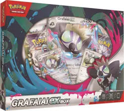 Pokemon TCG Grafaiai ex Box with Promo Cards, Booster Packs, and Code Card - Image 1