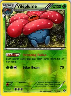 Vileplume 3/98 XY - Ancient Origins Pokemon NM/LP Reverse Holo - Image 1