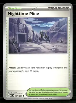 Nighttime Mine 197/217 Uncommon Ascended Heroes Pokemon Lightly Played - Image 1