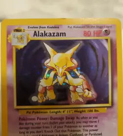Pokemon Alakazam Holo 1/102 Base Set 1999 Ungraded Excellent Cond. - Image 5