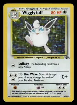 Pokemon TCG - Wigglytuff - 16/64 - Holo - Jungle [Mitsuhiro Arita] MP - Image 2