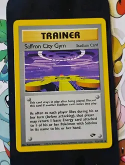 SAFFRON CITY GYM 122/132 Gym Challenge NM - Image 1