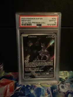 Mewtwo 52 Black Star Promo Scarlet Violet 151 Premium Collection PSA 10 Pokemon - Image 1