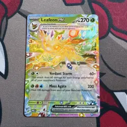 Leafeon ex 006/131 Holo Double Rare Prismatic Evolutions Pokemon Near Mint - Image 1