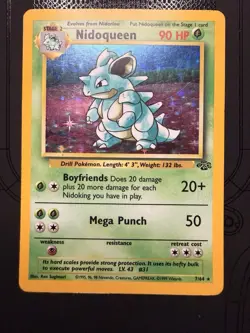 Nidoqueen 7/64 Jungle Unlimited Holo Rare 1999 Pokemon - Image 1