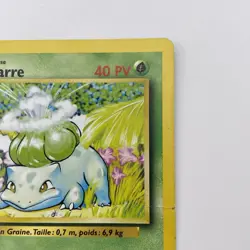 French Bulbizarre Bulbasaur 1st Edition 44/102 Base MP WOTC Pokemon TCG Vintage - Image 4
