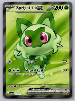 Sprigatito ex 251/217 Ultra Rare Ascended Heroes Pokemon Holo Near Mint - Image 1