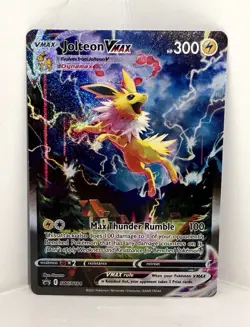 Jolteon VMAX SWSH184 Black Star Promo – Pokemon TCG – English – Near Mint - Image 1