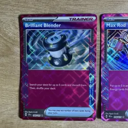 Pokemon TCG Ace Spec Card Set Brilliant Blender Max Rod Precious Trolley NM ENG - Image 2