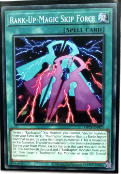 Yu-Gi-Oh! TCG Rank-Up-Magic Skip Force OP25-EN023 Common Near Mint - Image 1