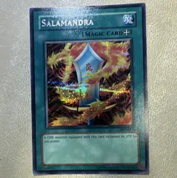 Konami Yu-Gi-Oh! TCG Salamandra DDS-006 Holo Equip Spell Dark Duel Stories - Image 1