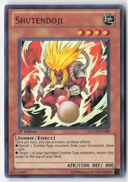 Yugioh - Shutendoji LCGX-EN208 1st Edition - Ultra Rare - Image 1