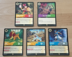 LORCANA Reign of Jafar Promo Lady, Aladdin, Patch, Pull the Lever Minnie Disney - Image 1